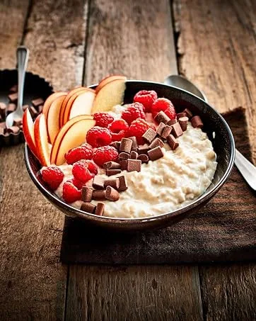Call Bavarian cream airy delicious vanilla cream suitable for every occasion can also be optimally portioned large pack without cooking 1x1000g - Porridge