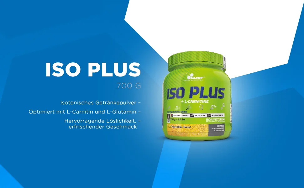 Olimp Sport Nutrition Iso Plus Powder Tropic Blue 1 pack (1 x 700 g can) - Iso Plus