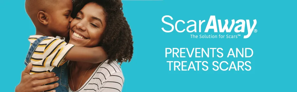 ScarAway Clear Silicone Scar Sheets, White, 6 Count - ScarAway