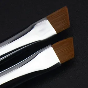 Bon-clá Fine Angled Eyeliner Brush,Golden Handle, for Gel, Liquid, Cream, Powder, Cake, Eye Cosmetics, Professional Makeup Tools Angled Liner Brush(Golden Handle) - product information 2