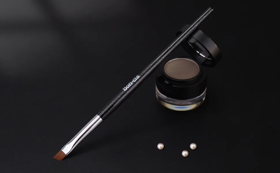 Bon-clá Fine Angled Eyeliner Brush,Golden Handle, for Gel, Liquid, Cream, Powder, Cake, Eye Cosmetics, Professional Makeup Tools Angled Liner Brush(Golden Handle) - product information 7