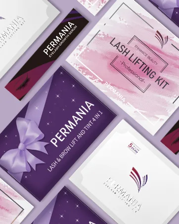 Permania 2024 eyelash lifting set & eyebrow lifting set lash lift set complete accessories curved eyelashes & dense eyebrows suitable as a gift for the holidays 15PCs eyelash lifting set - Augenbrauen Lifting Set