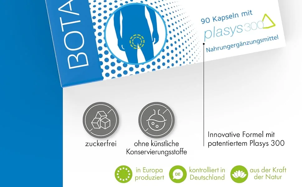 Botanicy per man vital complex with plasys 300 extract made of pumpkin seeds pine bark and nettle high bioavailability - 90 capsules 90 pieces (1 -pack) - Pro Mann
