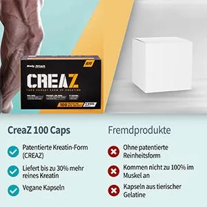 Body Attack Creaz 1 pack (1 x 100 capsules) 100 pieces (1 pack) - creaz