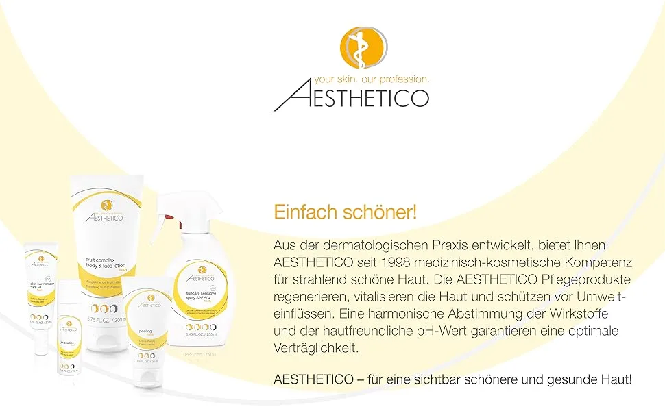 Aesthetico peeling - activating mechanical peeling loosens dead skin cells in tired bedding skin without microplastics 50 ml 50 ml (1 Pack) - AESTHETICO