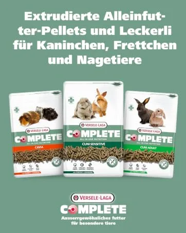 VERSELE-LAGA - Complete Cavia - High-fiber extruded complete food for guinea pigs - 1.75 kg 1.75 kg (1 pack) - verselelaga