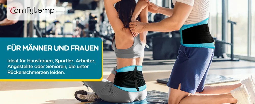 Comfytemp Large cool pads Belt back support cool packs of back pain cold warm compress with elastic strap hot or cold 24x36cm - product information 19