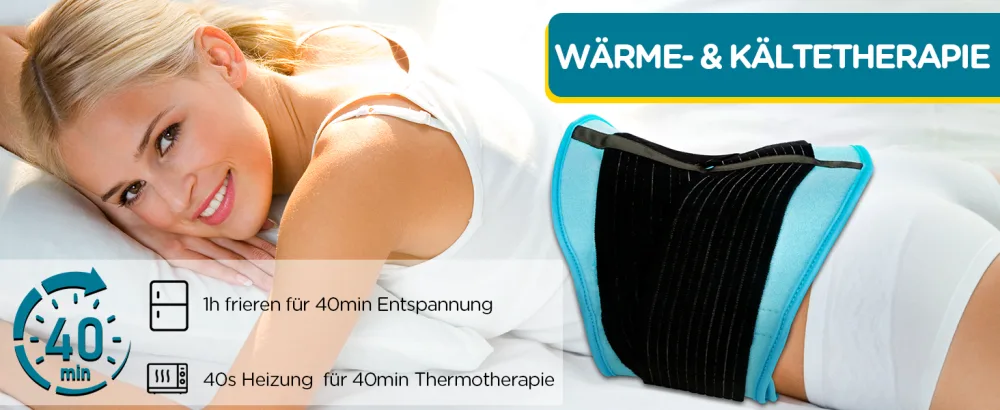 Comfytemp Large cool pads Belt back support cool packs of back pain cold warm compress with elastic strap hot or cold 24x36cm - product information 20