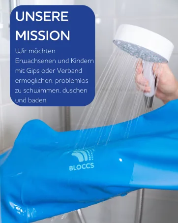Bloccs Waterproof Arm Protector for Casts - #CA79-L - Children (L) Blue L (Pack of 1) - our mission