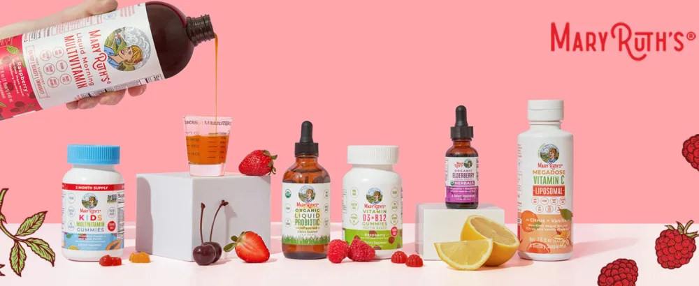 MaryRuth Organics Elderberry Drops Elderberry Blueberry + Raspberry Flavor 30ml Vegan Gluten Free - product information 8