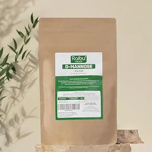 D -Mannose powder 250g - D mannose powder filled in Germany & laboratory testing - of course vegan - extra dosing spoon - Raibu 125 portions (1 Pack) - d-mannose
