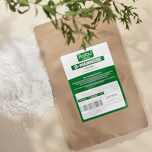 D -Mannose powder 250g - D mannose powder filled in Germany & laboratory testing - of course vegan - extra dosing spoon - Raibu 125 portions (1 Pack) - d-mannose