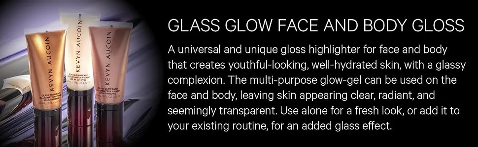 KEVYN AUCOIN Glass Glow Face Pixie Dream - glass glow lip lipstick gloss coat lightweight non sticky formula vitamin e moisturizing protect