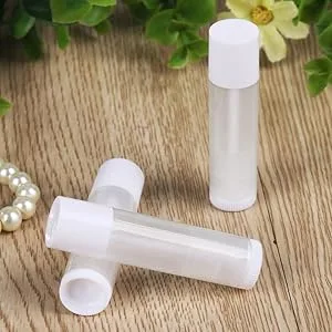 Bekith 100 Pack 5.5ml Clear Empty Lip Balm Tubes with White Caps - product information 4