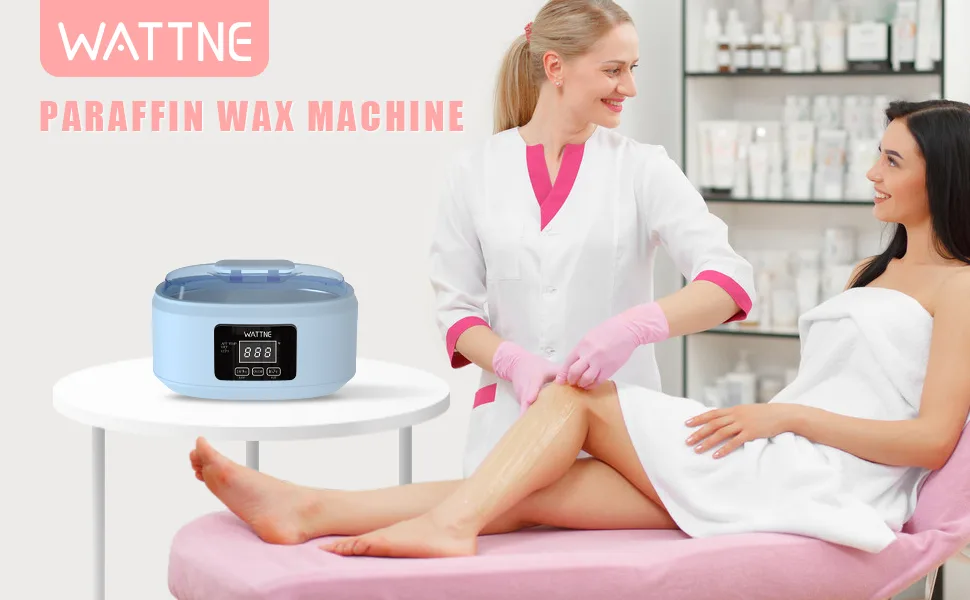 Paraffin Wax Machine for Hand and Feet -Paraffin Wax Warmer Moisturizing Kit Auto-time and Keep Warm Paraffin Hand Wax Machine for Arthritis (blue) - product information 1