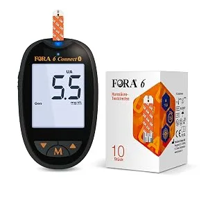 FORA Uric Acid Test Strips 10pcs Bag Uric Acid (Bag) - Connect UA