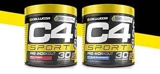 C4 Ripped - Pre -Workout -Booster - Raspberry Lemonade |Beverage powder for Energy Drink |150 mg caffeine + beta-alanine + extract from green coffee beans |30 portions - C4 Sport