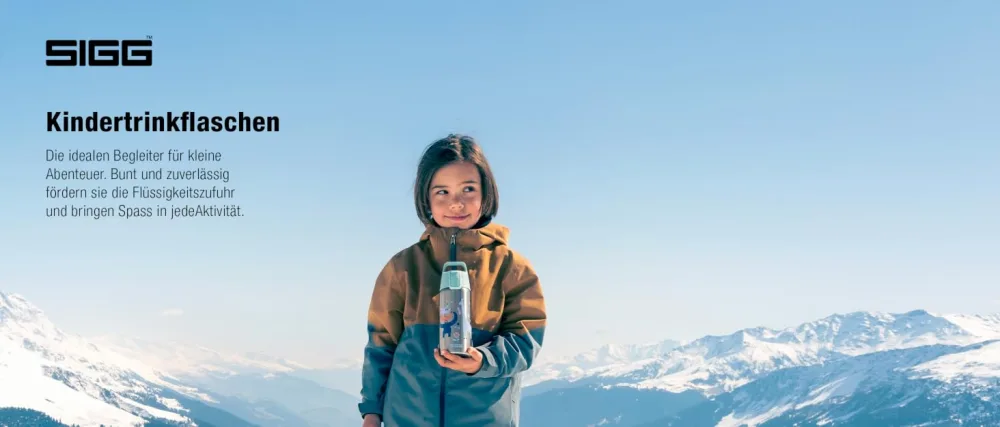 SIGG - Isolated drinking bottle children - Shield Therm One - Suitable for carbonated drinks. - SIGG