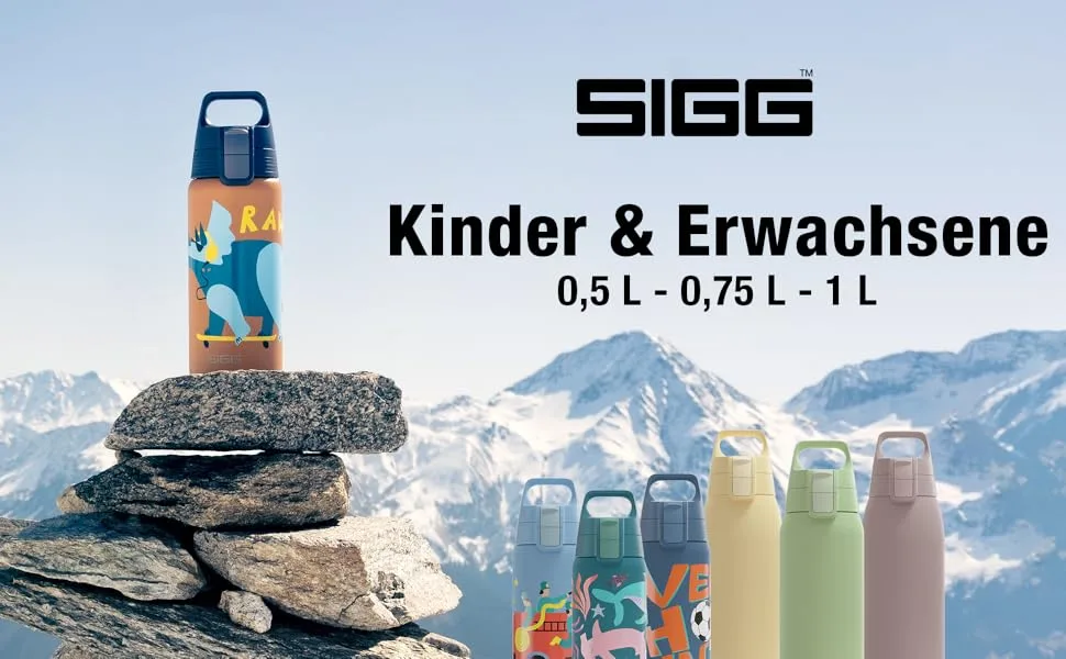 SIGG - Isolated drinking bottle children - Shield Therm One - Suitable for carbonated drinks. - SIGG