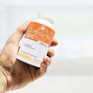 Alparella Elements - Coenzyme Q10 Supplement Highly concentrated - vegan - 200 mg Q10 per capsule - 4 monthly supply with 120 capsules p Package - Alparella Elements Coenzym Q10 Kapseln Nahrungsergänzung HOCHKONZENTRIERTES NAHRUNGSERGÄNZUNGSMITTEL