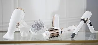 Rowenta CF3910 Warm air brush Curl release rolling system for simple curls and waves ceramic/turmal coating 2 temperature and fan settings white 1 piece (1 pack) White warm air brush - Rowenta Haartrockner