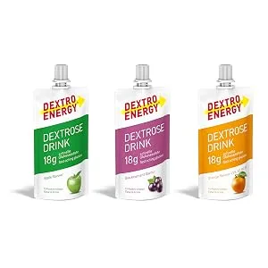 Dextro Energy Dextrose Drink Apple (16 pack) - liquid grape sugar for sugar balance 24g of quickly available carbohydrates for excursions work or learning Apple/apple 1 piece (16 pack) - dextrose drink
