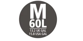 Brabantia garbage bag Perfectfit Multipack (Code M - 60L) Extra strong garbage bags with a train tape 6 rolls (120 garbage bags) White - Code M 20 pieces (6 -pack) - Bin Liner - Code M, Size M, 60L - Resized for A+ content page1