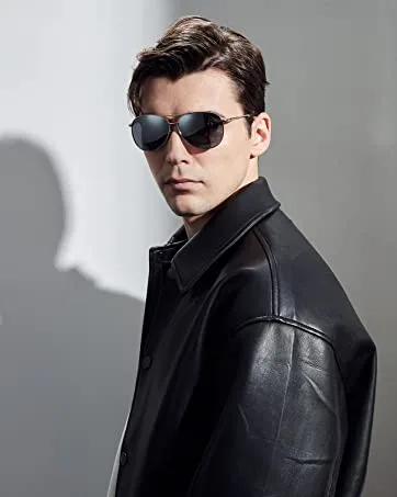 Cyxus blue light filter glasses 2 pieces round metal glasses without prescription anti-blue light for computer cell phone electronic product 011-2pack - Sonnenbrille Herren
