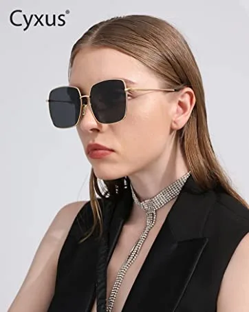 Cyxus blue light filter glasses 2 pieces round metal glasses without prescription anti-blue light for computer cell phone electronic product 012-2pack - Sonnenbrille Damen