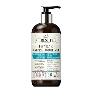 Curlsmith - Detox Kit - Vegan Microbiome Scalp System for Any Hair Type (2 x 12 fl oz, 1 x 8 fl oz) - curlsmith post-biotic calming conditioner