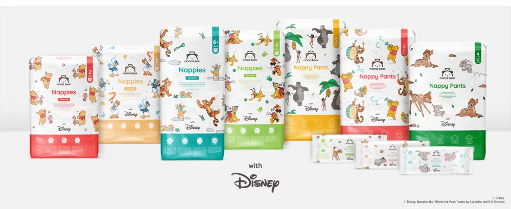 Amazon Brand - Mama Bear Disney Diaper Pants - Size 6 (15+ kg) White 60 Count (1-Pack) Size 6 (15+ kg) Single Pack - product information 11