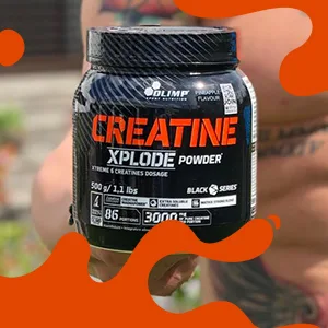 Olimp Sport Nutrition Creatine Xplode Powder (500 g) - Pineapple Pineapple 500 g (1 pack) - creatine monohydrate esn zec creatine kapseln pulver 1250 caps olimp creapure jultrapure muscle