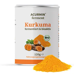 Acurmin Ferment Fermented Organic Turmeric Powder with Postbiotic Effects 1g Turmeric Powder (Pack of 3) 120g (Pack of 3) - Acurmin ferment