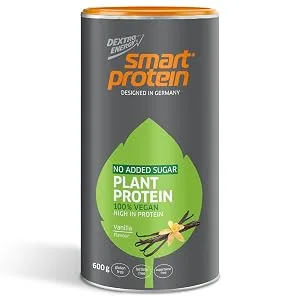 Dextro Energy Smart Protein Veganes Protein Powder |Plant Protein Vanilla |Vegetable protein made of high -quality protein sources |100% vegan 600g - Plant Protein Vanilla