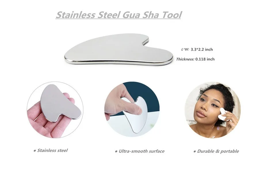 Stainless Steel Gua Sha Facial Tool - GuaSha Tool