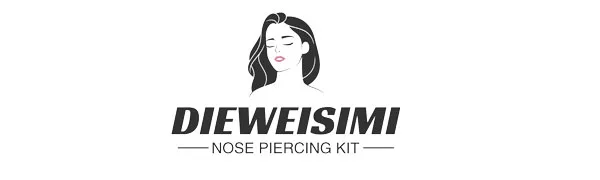 Nose Piercing Kit, 2 Pack Disposable Self Nose Piercing Gun with 10 Pcs Nose Rings - nose piercing kit
