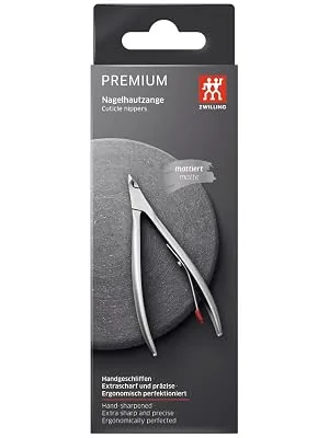 ZWILLING cuticle nippers for precise cutting durable stainless steel cuticle clippers matte premium 100 mm (pack of 1) - image