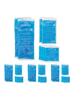 32 x cooling pads gel in a set first aid reusable cooling packs 3 sizes cold-warm multiple compresses sport blue - product information 28