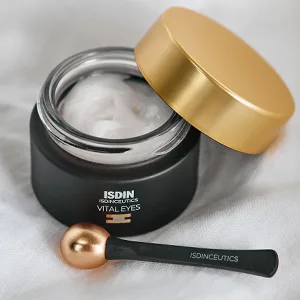 ISDIN Isdinceutics Vital Eyes - Night Eye Cream for Wrinkles Formulated with Melatonin, Cooling Applicator Included - Module 05