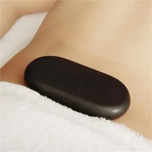 Master Massage Large Ovular Basalt Hot Stone Massage Stones America Brand (XXX) 4 Pieces (1 Pack) - Massagestein Hot Stone Basaltstein Massage Heiß Stein Vulkanstein Heiß Massage Warm Wellness
