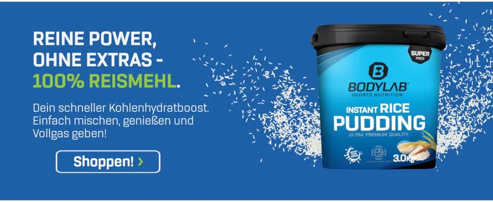 BODYLAB24 Protein-6 banana 2kg multi-component protein powder protein powder from 6 high-quality protein sources protein shake for muscle building Banane 2 kg (1 Pack) - Bodylab24 Instant Rice Pudding Fitness Sportnahrung Nahrungsergänzungsmittel Kohlenhydrate