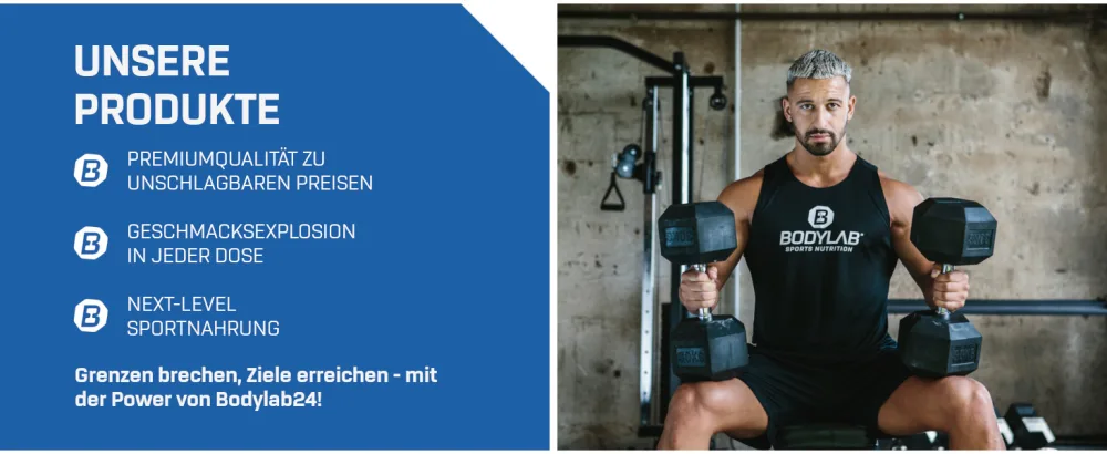 BODYLAB24 Protein-6 vanilla 2kg / multi-component protein vanilla protein powder from 6 high-quality protein sources / protein shake for muscle building vanilla (1 Pack) - Bodylab24 Produkte Supplements Nahrungsergäzungsmittel Sportnahrung Fitness Qualität