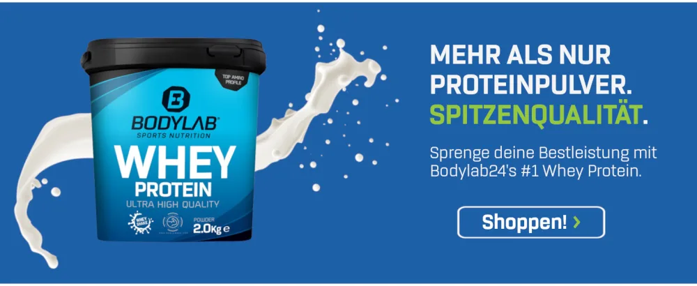 BODYLAB24 Protein-6 vanilla 2kg / multi-component protein vanilla protein powder from 6 high-quality protein sources / protein shake for muscle building vanilla (1 Pack) - Bodylab24 Sportnahrung Whey Protein Supplements Nahrungsergänzungsmittel Proteinpulver