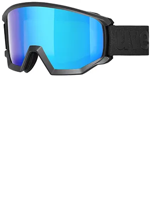 Uvex Unisex Athletic Cv Ski Goggles (Pack of 1) black matt/blue-yellow One Size Single - athletic