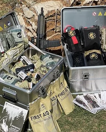 RHINO RESCUE Tactical Trauma Pack Stop the Bleeding IFAK Refill with Dressing Material (17PC-B) 17 pc-B - product information 3