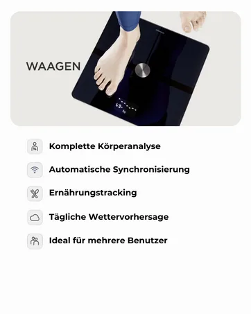 Withings Sleep Analyzer - Clinically validated sleeping tracker for under the mattress with sleep apnea detection and sleep phase analysis gray 1 piece (1 Pack) Product - product information 3