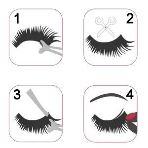 20 Pairs False Eyelashes 4 Styles Natural Lashes Pack Cat Eyes Volume Faux Mink Lashes Pack 20 Pair (Pack of 1) - eyelashes