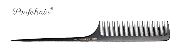 Teasing Comb for Fine Hair, Anti-static Bakelite Rat Tail Comb Tool for Back Combing, Root Teasing, Adding Volume - teasing comb for thick hair