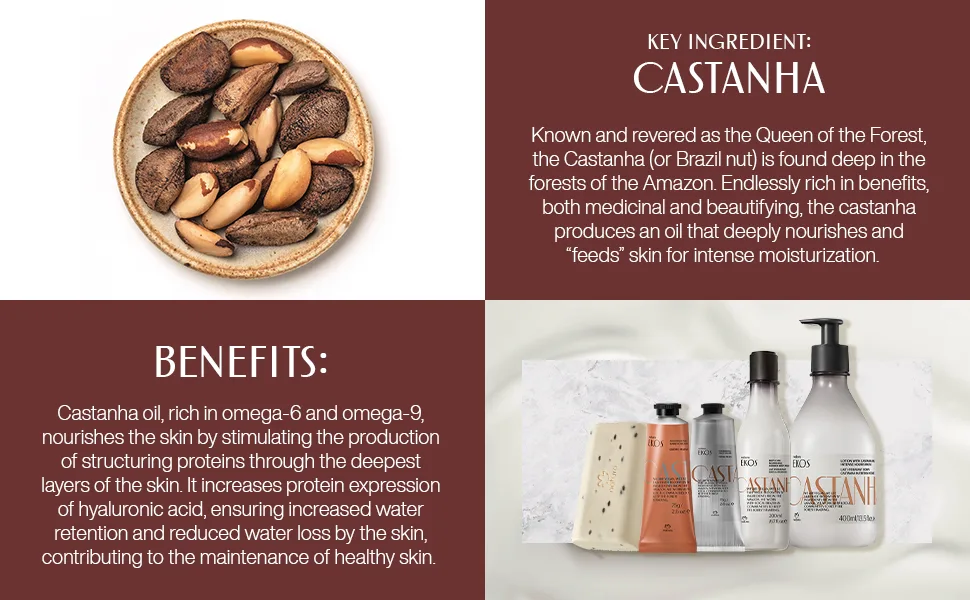 Castanha Body Lotion - Natura Ekos - Castanha