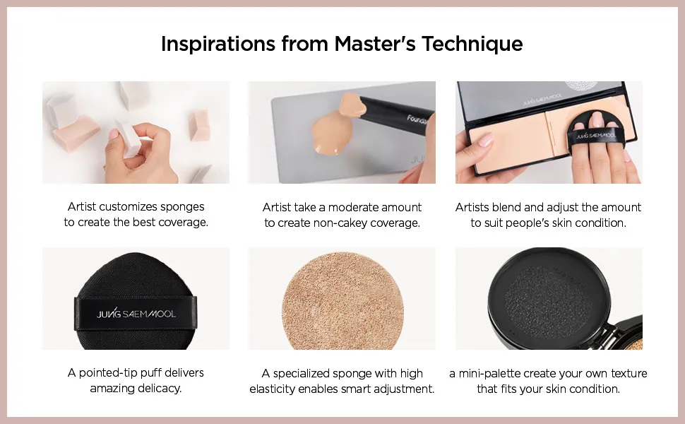 [JUNGSAEMMOOL OFFICIAL] Masterclass Radiant Cushion SPF50+ (Sand (Y4)) - masterclass difference